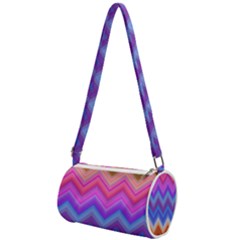 Pattern Chevron Zigzag Background Mini Cylinder Bag by Grandong