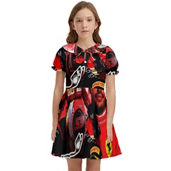 Carlos Sainz Kids  Bow Tie Puff Sleeve Dress by Boster123