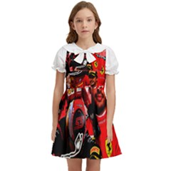 Carlos Sainz Kids  Bow Tie Puff Sleeve Dress by Boster123