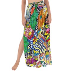 Supersonic Sunblast Maxi Chiffon Tie-up Sarong by chellerayartisans