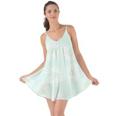 Mazipoodles Bold Daisies Spearmint Love The Sun Cover Up by Mazipoodles