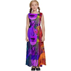 Lou Kids  Satin Sleeveless Maxi Dress by MRNStudios