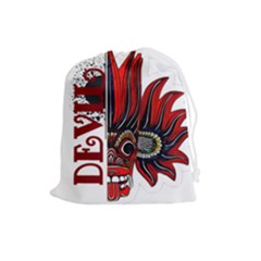 Devil2 Drawstring Pouch (large) by RuuGallery10