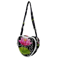 Lotus2 Heart Shoulder Bag by RuuGallery10