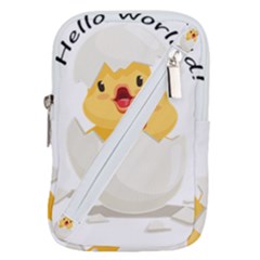 Cute Chick Belt Pouch Bag (small) by RuuGallery10