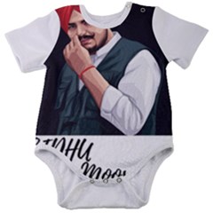 Moosewala Baby Short Sleeve Bodysuit by Mayank