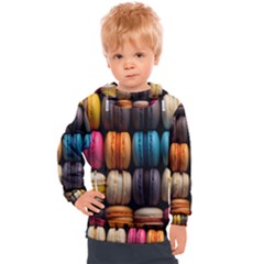 Macaroon Sweet Treat Kids  Hooded Pullover by Grandong