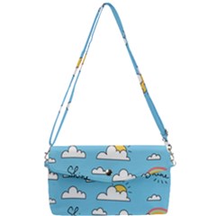 Sky Pattern Removable Strap Clutch Bag by pakminggu