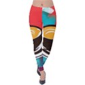 Coffee Tea Cappuccino Velvet Leggings View1