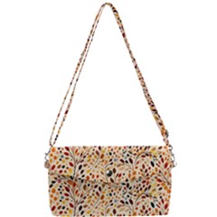 Autumn Leaves Pattern Removable Strap Clutch Bag by pakminggu