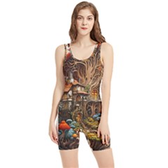 House Mushrooms Women s Wrestling Singlet by pakminggu