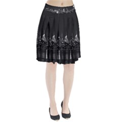 New York Skyline Pleated Skirt by Bedest