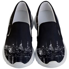 New York Skyline Kids Lightweight Slip Ons by Bedest