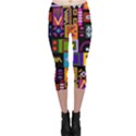 Abstract A Colorful Modern Illustration--- Capri Leggings  View1