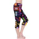 Abstract A Colorful Modern Illustration--- Capri Leggings  View4