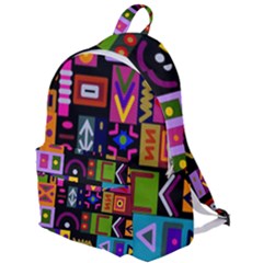 Abstract A Colorful Modern Illustration--- The Plain Backpack by Bedest