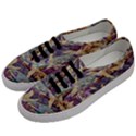 Textile-fabric-cloth-pattern Men s Classic Low Top Sneakers View2