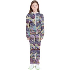 Textile-fabric-cloth-pattern Kids  Tracksuit by Bedest