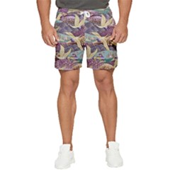 Textile-fabric-cloth-pattern Men s Runner Shorts by Bedest