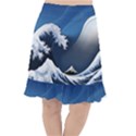 The Great Wave Off Kanagawa Fishtail Chiffon Skirt View1