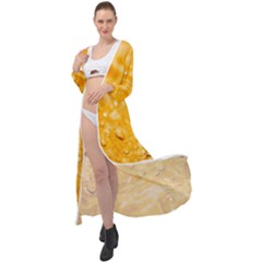 Water-gold Maxi Chiffon Beach Wrap by nateshop