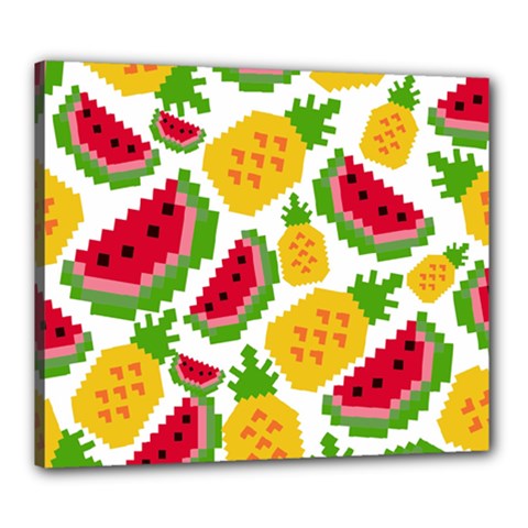 Watermelon -12 Canvas 24  X 20  (stretched) by nateshop