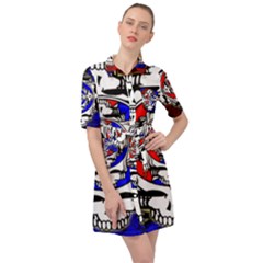 The Grateful Dead Belted Shirt Dress by Grandong