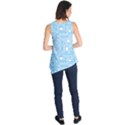 Dentist Blue Seamless Pattern Sleeveless Tunic View2