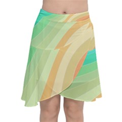 Arrangement-aesthetics-aesthetic Chiffon Wrap Front Skirt by Bedest