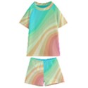 Arrangement-aesthetics-aesthetic Kids  Swim T-Shirt and Shorts Set View1