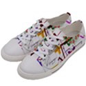 Mathematics Formula Physics School Women s Low Top Canvas Sneakers View2