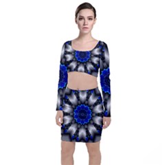 Kaleidoscope-abstract-round Top And Skirt Sets by Bedest