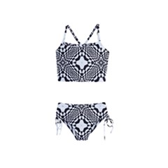 Tile-repeating-pattern-texture Girls  Tankini Swimsuit by Bedest