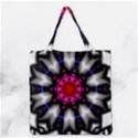 Kaleidoscope-round-metal Grocery Tote Bag View1