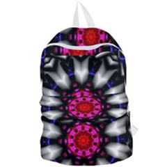 Kaleidoscope-round-metal Foldable Lightweight Backpack by Bedest