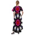 Kaleidoscope-round-metal Front Wrap High Low Dress View2