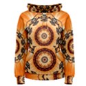 Abstract-kaleidoscope-colorful Women s Pullover Hoodie View1