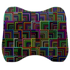 Wallpaper-background-colorful Velour Head Support Cushion by Bedest