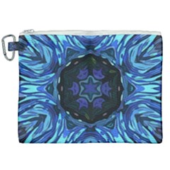 Background-blue-flower Canvas Cosmetic Bag (xxl) by Bedest