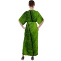 Green-leaf-plant-freshness-color V-Neck Boho Style Maxi Dress View2