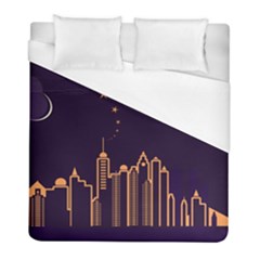 Skyscraper Town Urban Towers Duvet Cover (full/ Double Size) by pakminggu