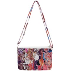  Smudge  Double Gusset Crossbody Bag by kaleidomarblingart
