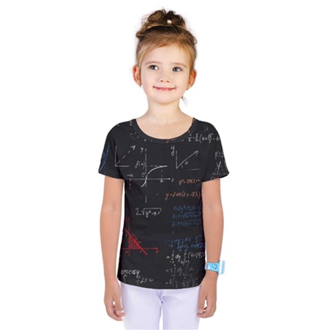 Math Mathematics Pattern Kids  One Piece T-shirt by pakminggu