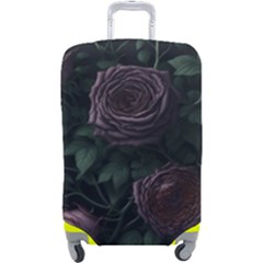 Rose Flower Plant Luggage Cover (large) by pakminggu