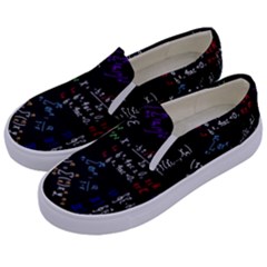 Mathematics  Physics Maths Math Pattern Kids  Canvas Slip Ons by pakminggu