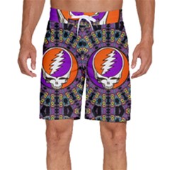 Gratefuldead Grateful Dead Pattern Men s Beach Shorts by Cowasu