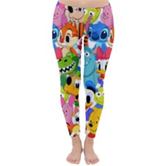 Illustration Cartoon Character Animal Cute Classic Winter Leggings by Cowasu