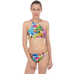 Illustration Cartoon Character Animal Cute Halter Bikini Set by Cowasu