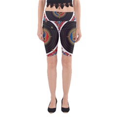 The Grateful Dead Yoga Cropped Leggings by Cowasu