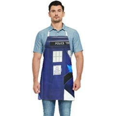 Tardis-doctor-who Kitchen Apron by Cowasu